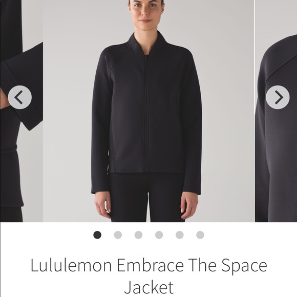 💛LuluLemon🍋 Black Bomber Jacket - Picture 2 of 3